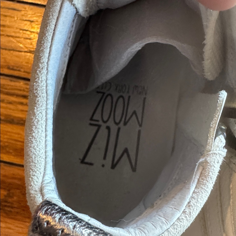 Miz mooz - size 8 Mi High-Top Sneakers in Cream and White- - Picture 5 of 8